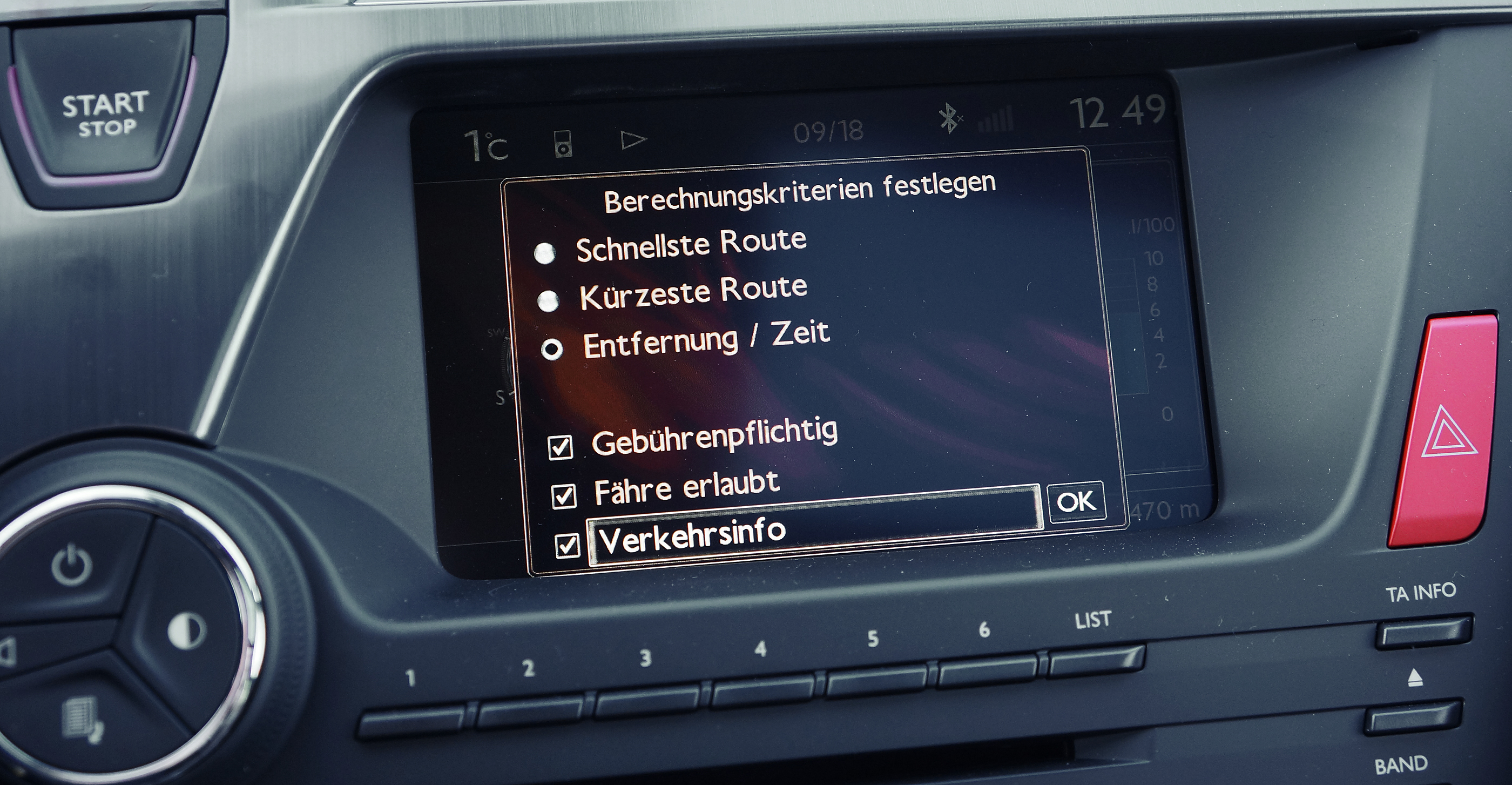 Citroen DS 5 Navigation