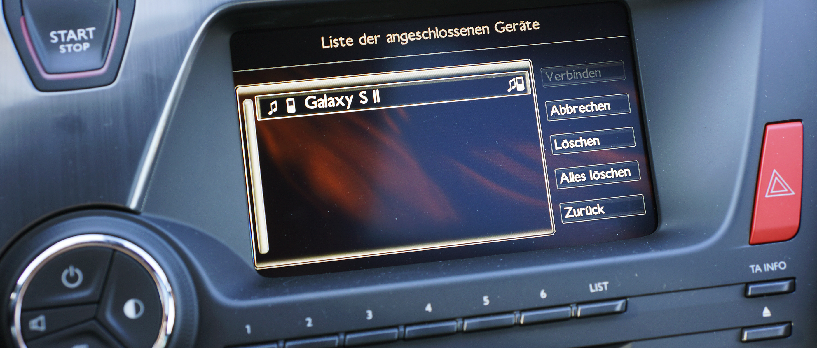 Galaxy 2 im Citroen DS 5