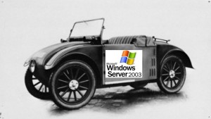Wenn der Windows Server 2003 ein Auto wäre...
