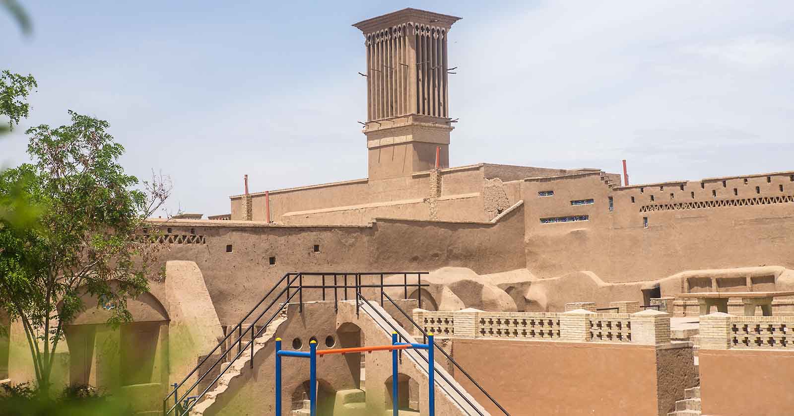 Windtürme in der iranischen Wüste