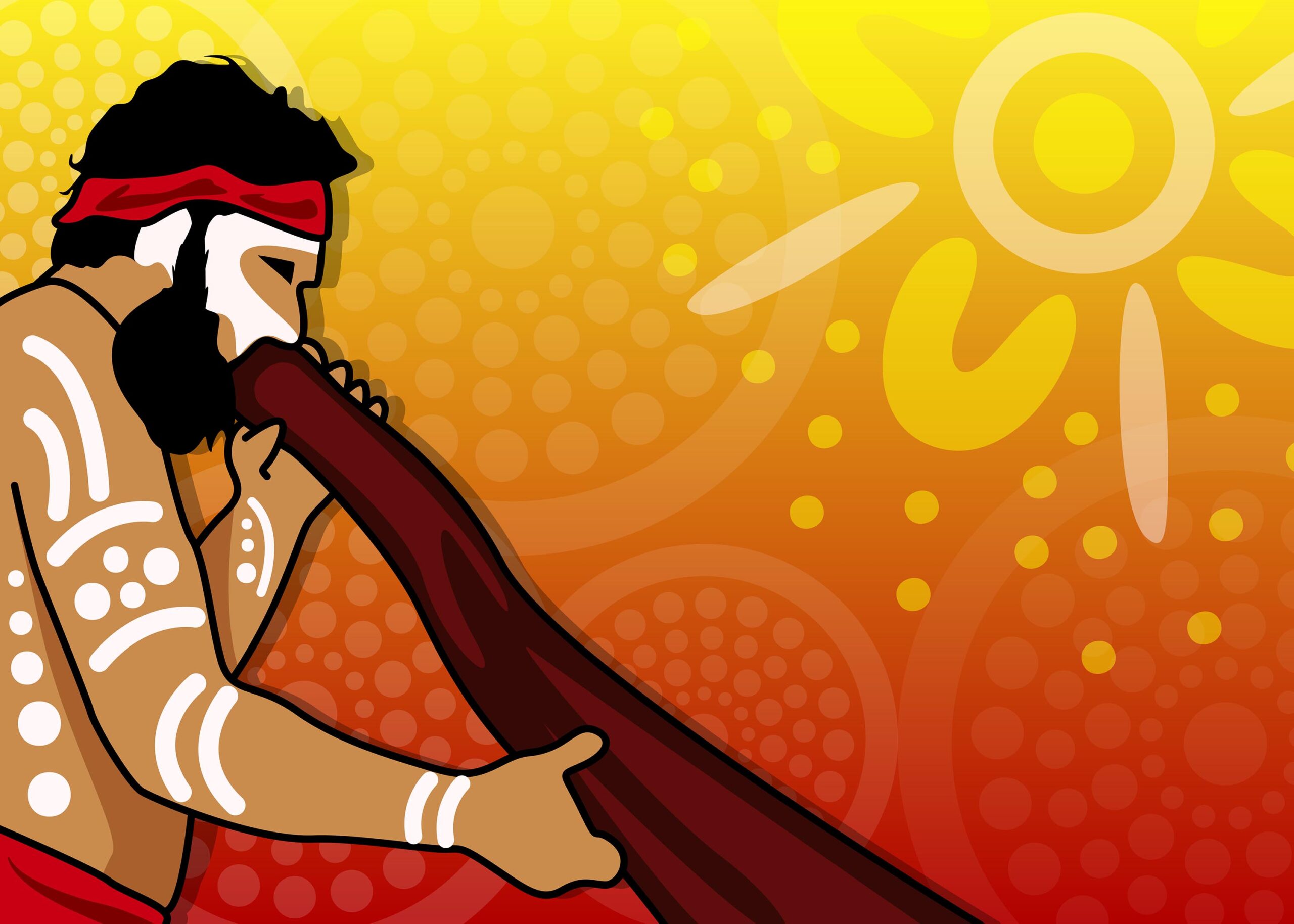 Mit Down Under oben auf Didgeridoo Percussion Mystic czyslansky